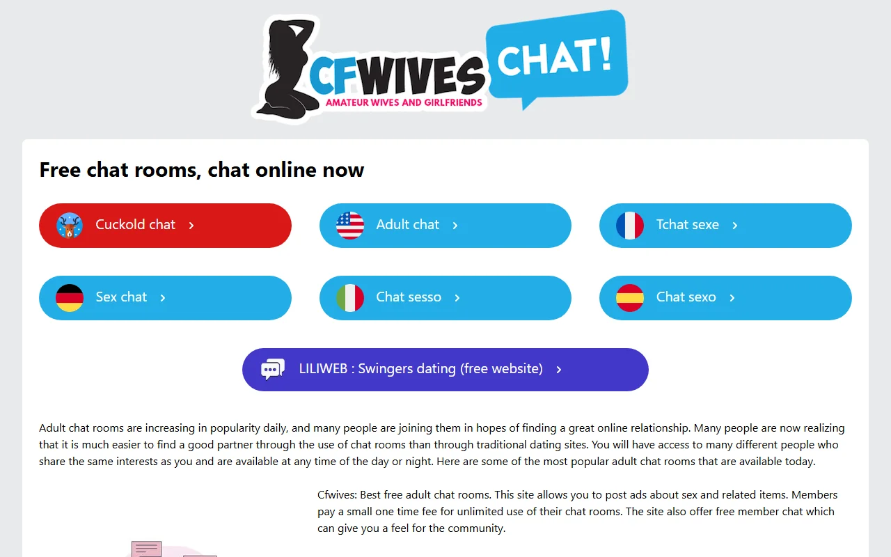 Screenshot: Cfwives Screenshot of Cfwives
